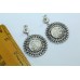 Traditional tribal temple 925 Sterling Silver Ganesha hand Painting Earrings